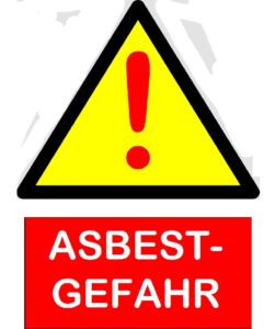 Asbest Gefahr